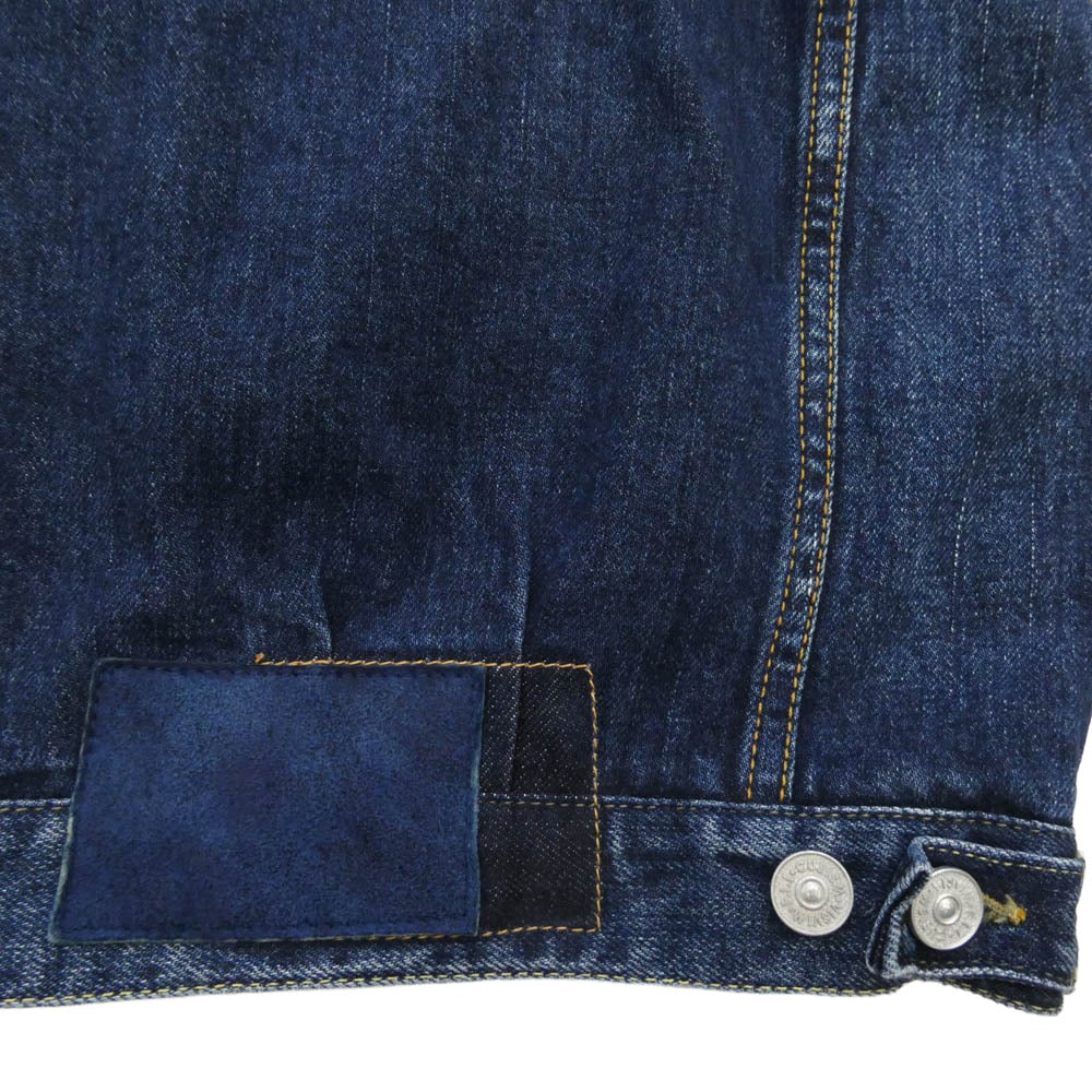 VISVIM ビズビム 0125205006002 SS 101X JKT DMGD-1010 13oz デニム ジャケット インディゴブルー系 4【極上美品】【中古】