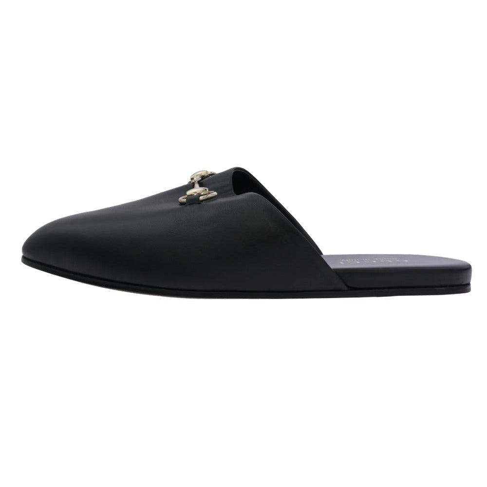 GUCCI グッチ 850140 ホースビット レザー ミュール サンダル スリッパ