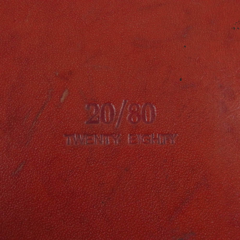 トゥエンティーエイティー ALSO USED BY KIP LEATHER APPLE COIN CASE アップルモチーフ キップレザー コインケース 小銭入れ レッド系【中古】