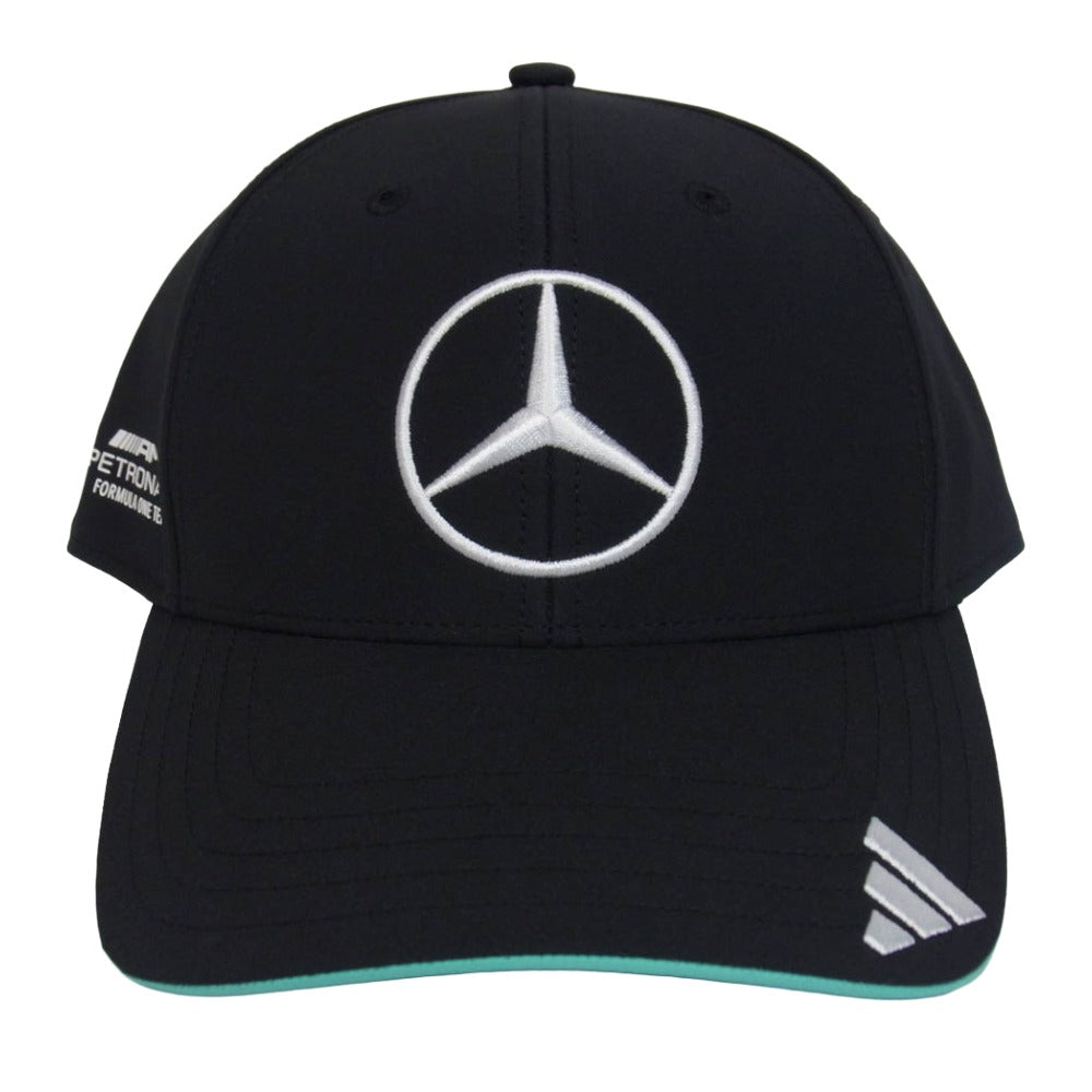adidas アディダス JW6267 x MERCEDES AMG PETRONAS F1 Team メルセデス エーエムジー ペトロナス ドライバー キャップ 帽子 BLACK/WHITE OSFM【新古品】【未使用】【中古】