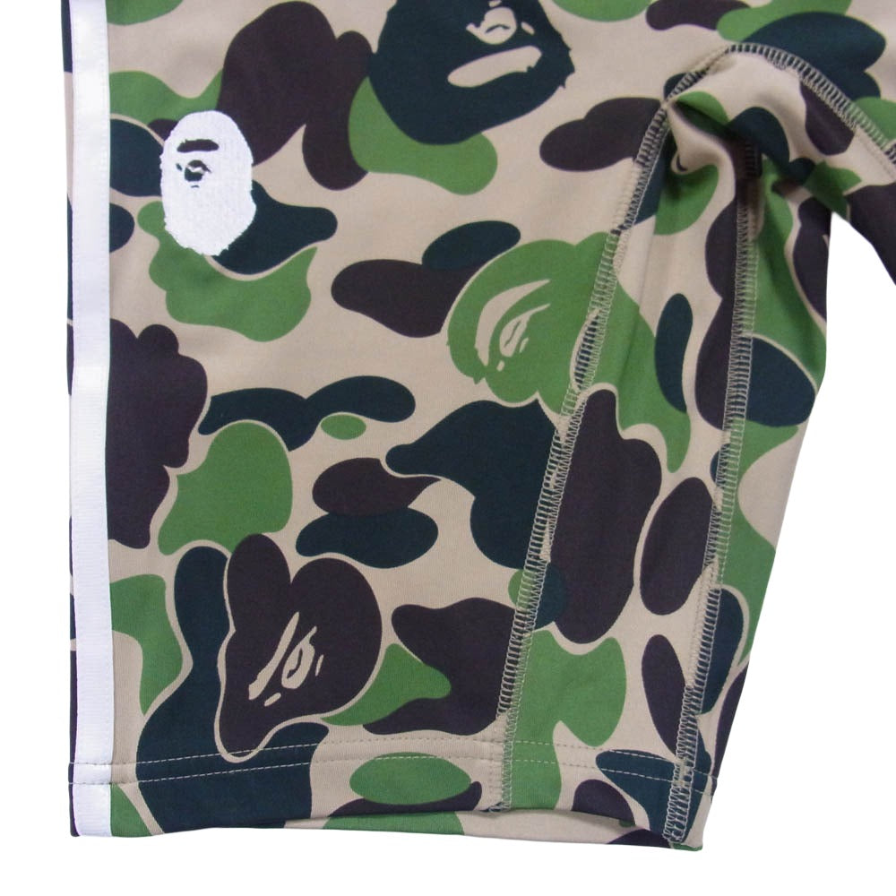A BATHING APE アベイシングエイプ KB2206 FB タイツ ショーツ ハーフ パンツ カーキ系 S【中古】