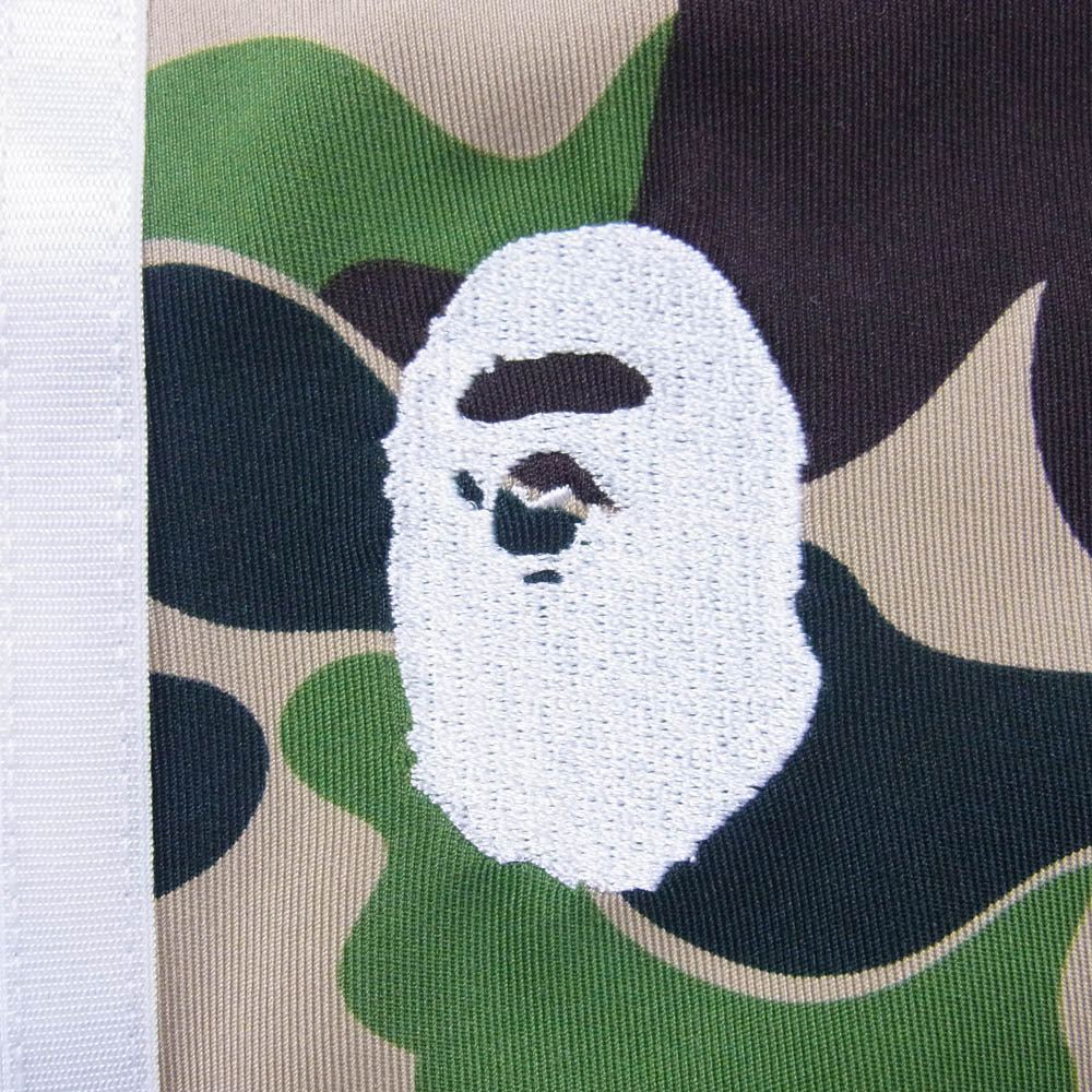 A BATHING APE アベイシングエイプ KB2206 FB タイツ ショーツ ハーフ パンツ カーキ系 S【中古】