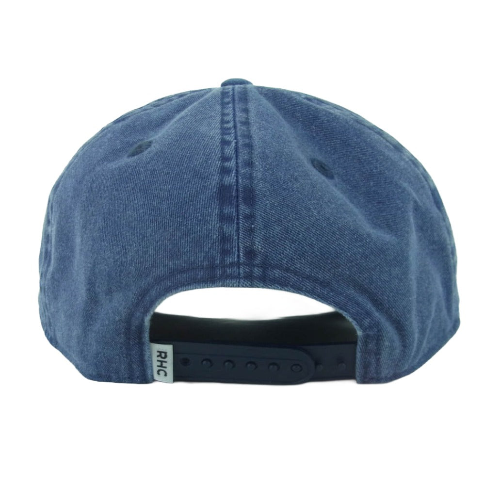 Ron Herman ロンハーマン 9FIFTY ウォッシュ加工 6パネル スナップバック キャップ 帽子 インディゴブルー系【美品】【中古】