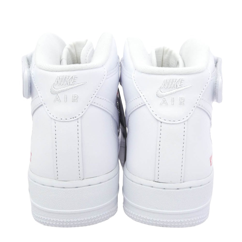 Supreme シュプリーム 24AW FZ8784-100 Air Force 1 Mid White エアフォース1 ミッド ホワイト ミッドカット スニーカー ホワイト系 26cm【美品】【中古】