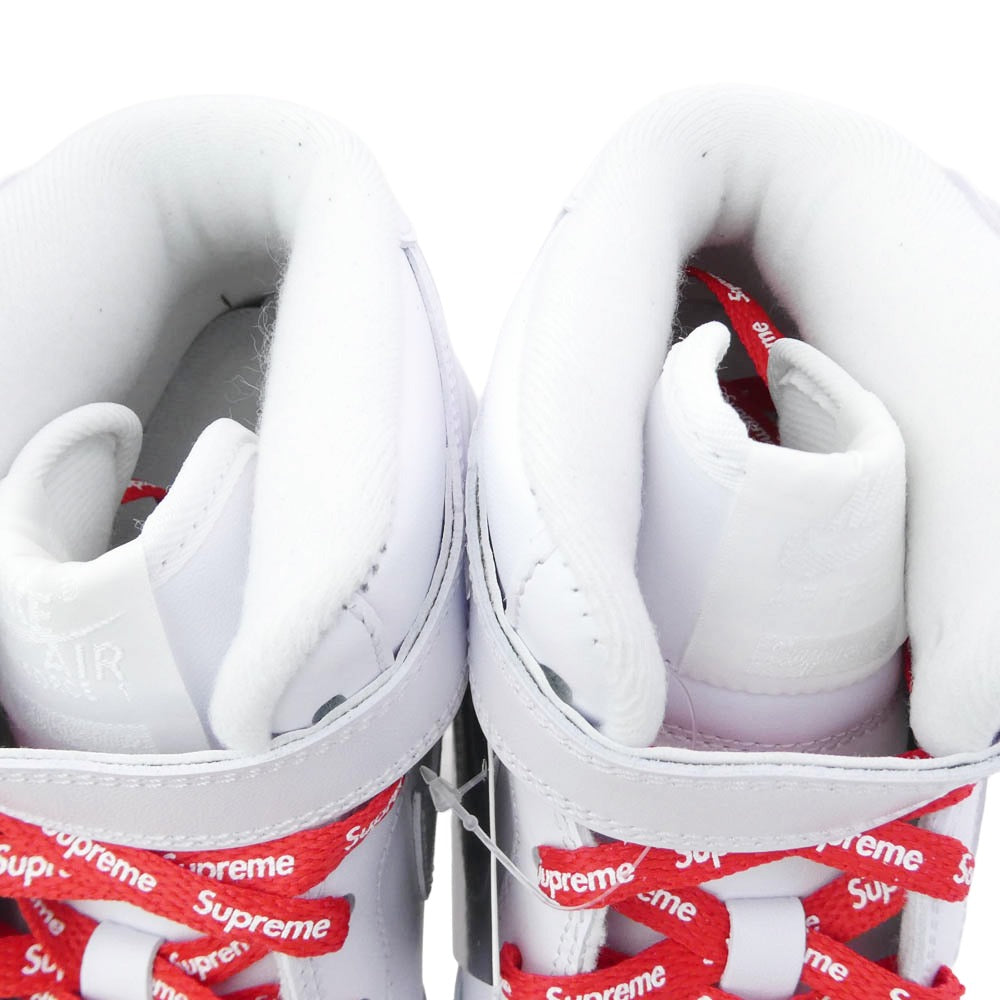 Supreme シュプリーム 24AW FZ8784-100 Air Force 1 Mid White エアフォース1 ミッド ホワイト ミッドカット スニーカー ホワイト系 26cm【美品】【中古】