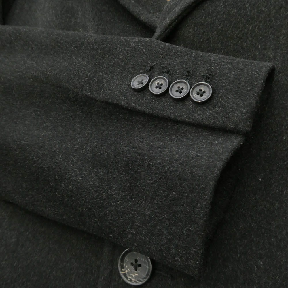 Supreme シュプリーム 17AW Loro Piana Wool Overcoat ウール チェスター オーバーコート 裏地レオパード ブラック系 マルチカラー系 M【中古】