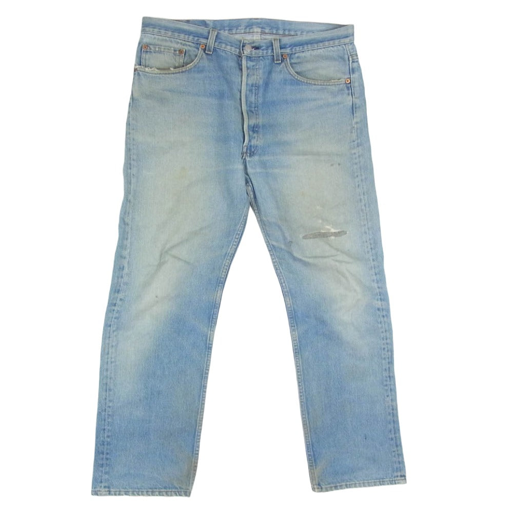 Levi's リーバイス USA製 90s ボタン裏552 501XX ボタンフライ W38 L32 インディゴブルー系 38【中古】