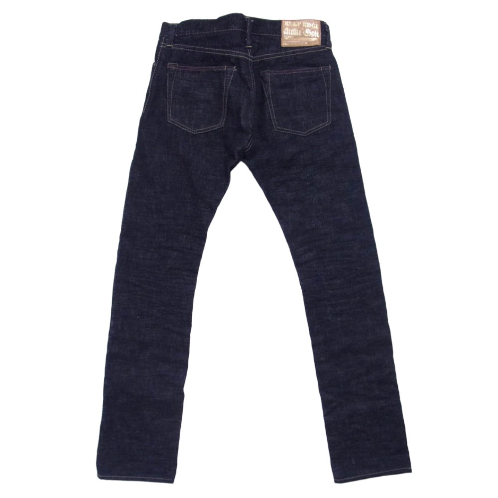 ザストライクゴールド SG1109 15oz Slub Selvedge Jeans Slim Tapered ボタンフライ デニム インディゴブルー系 30【中古】