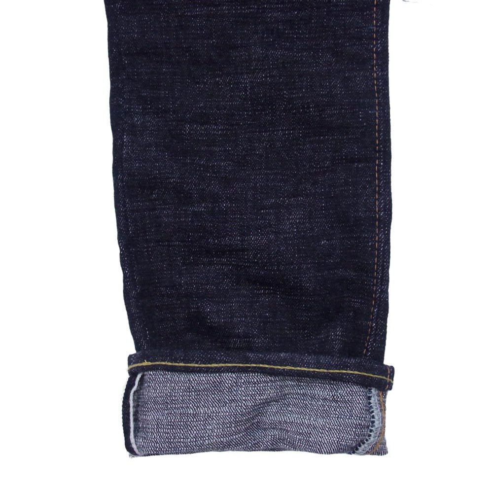 ザストライクゴールド SG1109 15oz Slub Selvedge Jeans Slim Tapered ボタンフライ デニム インディゴブルー系 30【中古】