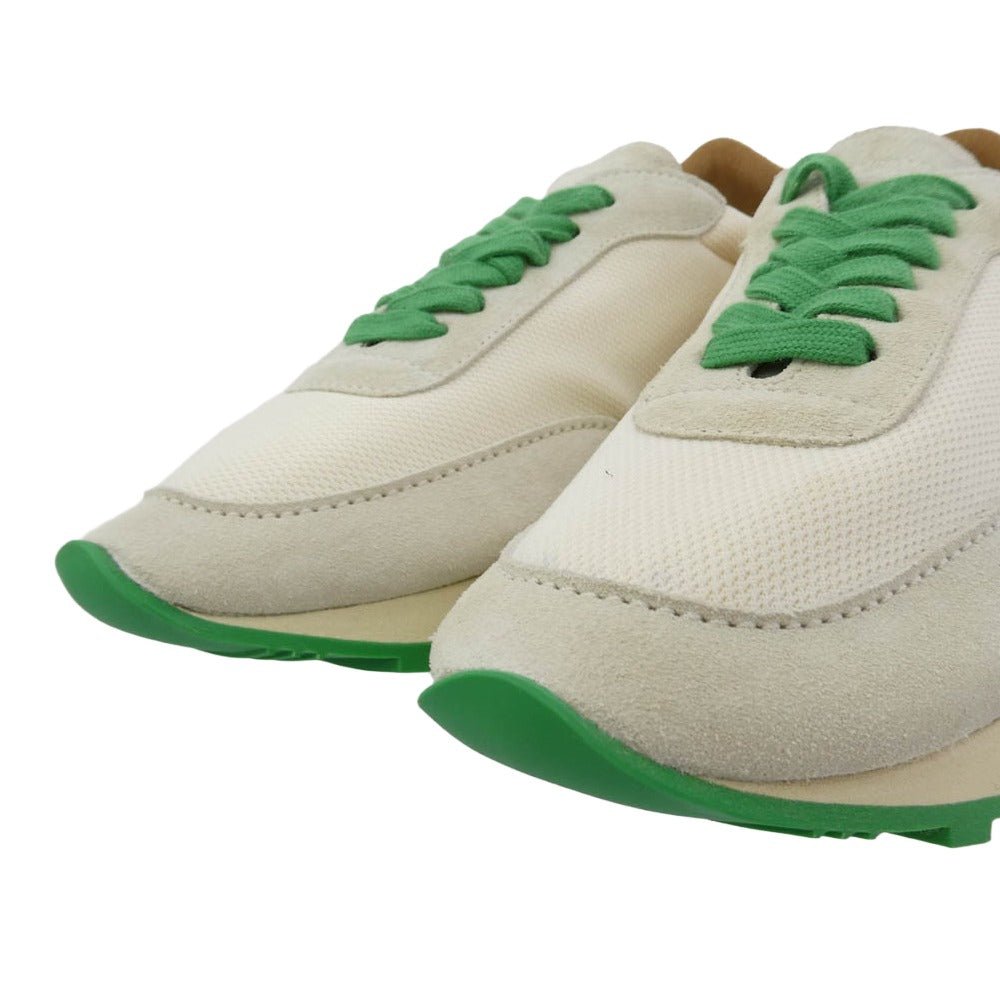The Row ザロウ OWEN RUNNER オーウェン ランナー スニーカー オフホワイト系 グリーン系 36【中古】