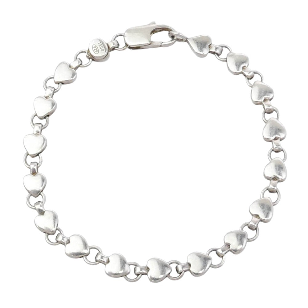 TIFFANY&Co. ティファニー パフハート ブレスレット シルバー系【中古】