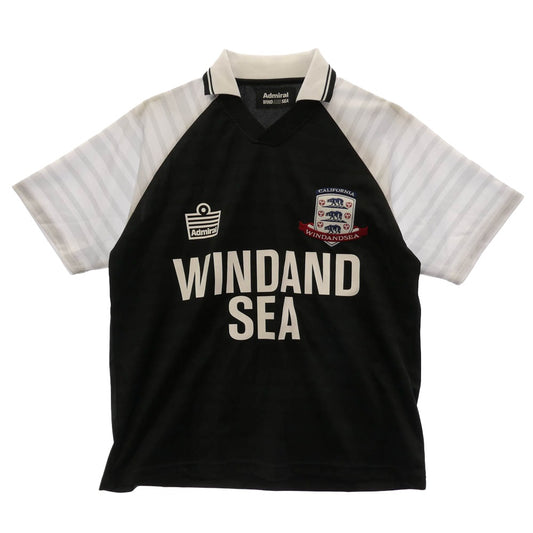 WIND AND SEA ウィンダンシー 25SS x Admiral アドミナル S/S Game Shirt 半袖 ゲームシャツ ブラック系 ホワイト系 M【中古】
