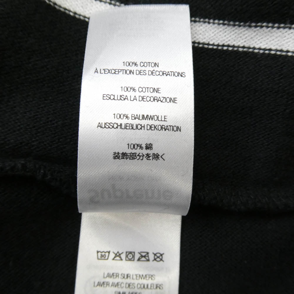 Supreme シュプリーム 24AW Stripe Raglan L/S Top ストライプ ラグラン ロングスリーブ トップ 長袖 カットソー ブラック系 M【中古】