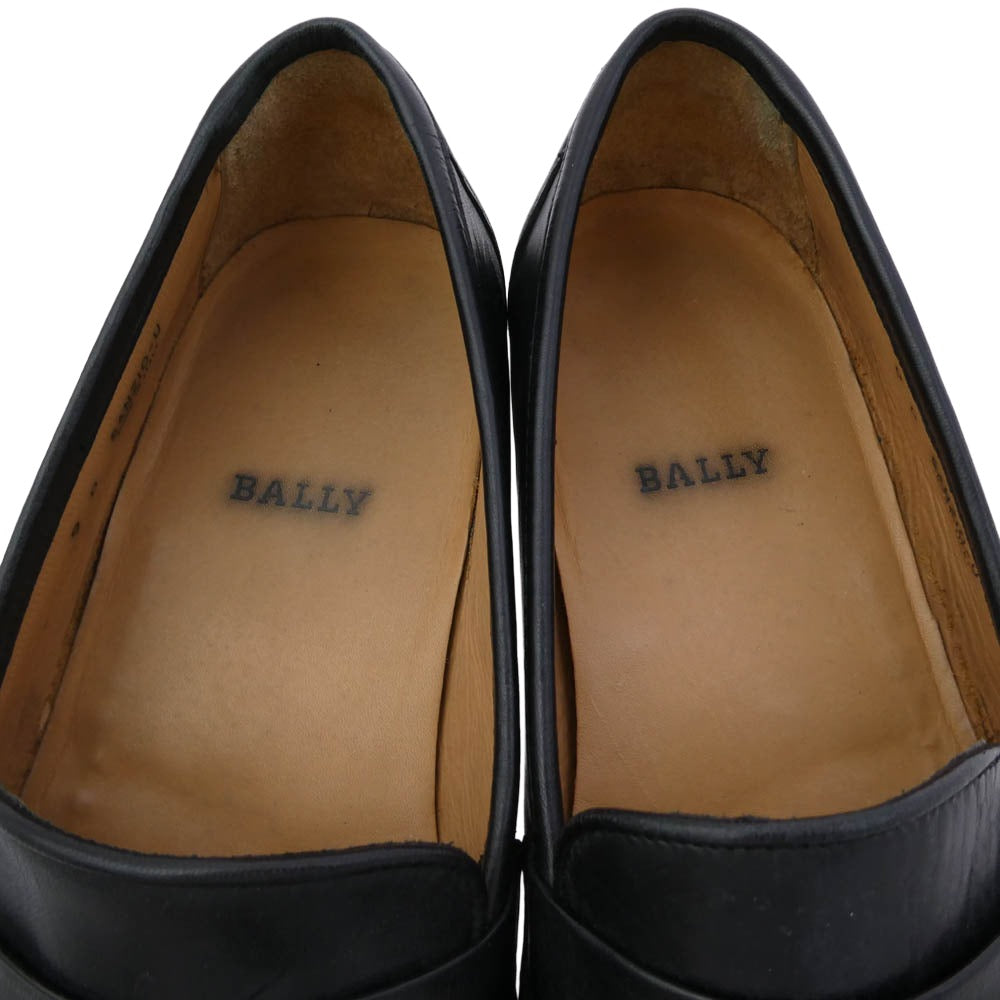 BALLY バリー SANZIO タッセル ローファー ブラック系 ブラウン系 US9【中古】
