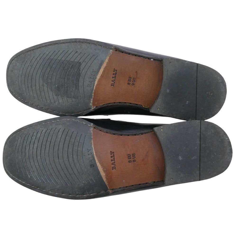 BALLY バリー SANZIO タッセル ローファー ブラック系 ブラウン系 US9【中古】
