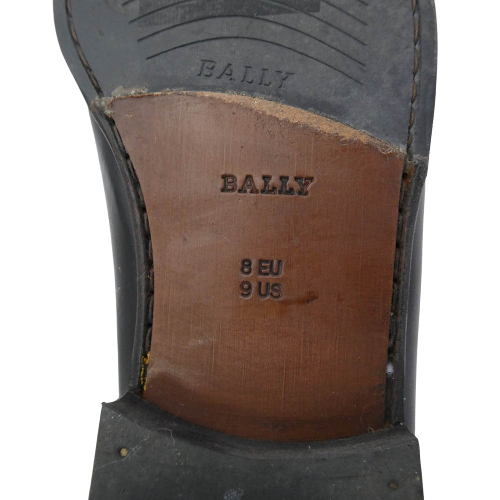 BALLY バリー SANZIO タッセル ローファー ブラック系 ブラウン系 US9【中古】