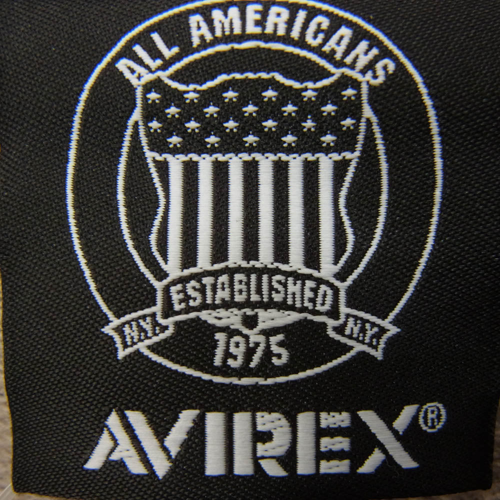 AVIREX アヴィレックス 26SS 783-6132003 CREW NECK SWEAT リアルツリーカモ柄 クルーネック スウェット ブラウン系 M【美品】【中古】