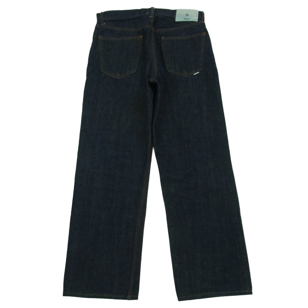 STABILIZER GNZ 0-09 selvedge wide straight セルビッジ ワイド ストレート デニム パンツ インディゴブルー系 W32 L30【中古】