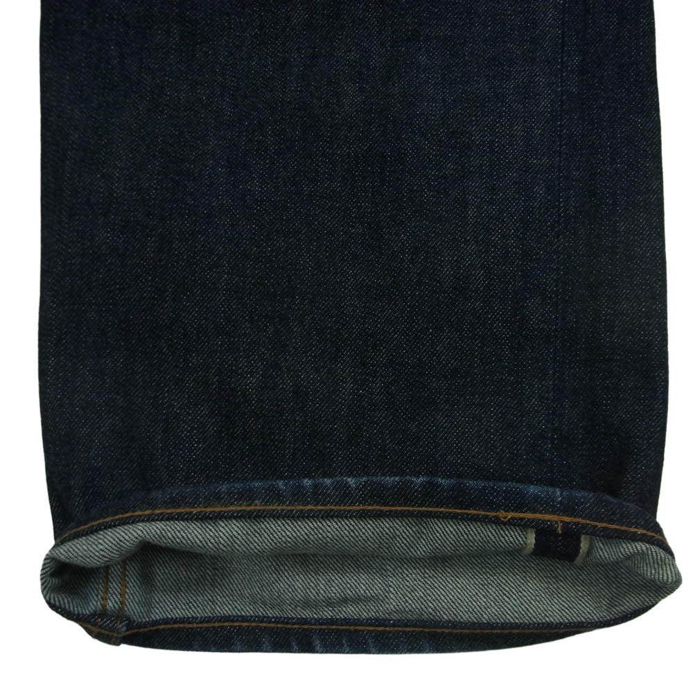 STABILIZER GNZ 0-09 selvedge wide straight セルビッジ ワイド ストレート デニム パンツ インディゴブルー系 W32 L30【中古】