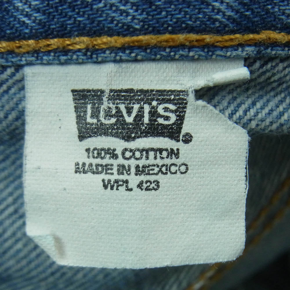 Levi's リーバイス 00s メキシコ製 501XX ボタンフライ ストレート デニム パンツ ボタン裏刻印104M インディゴブルー系 W33 L34【中古】