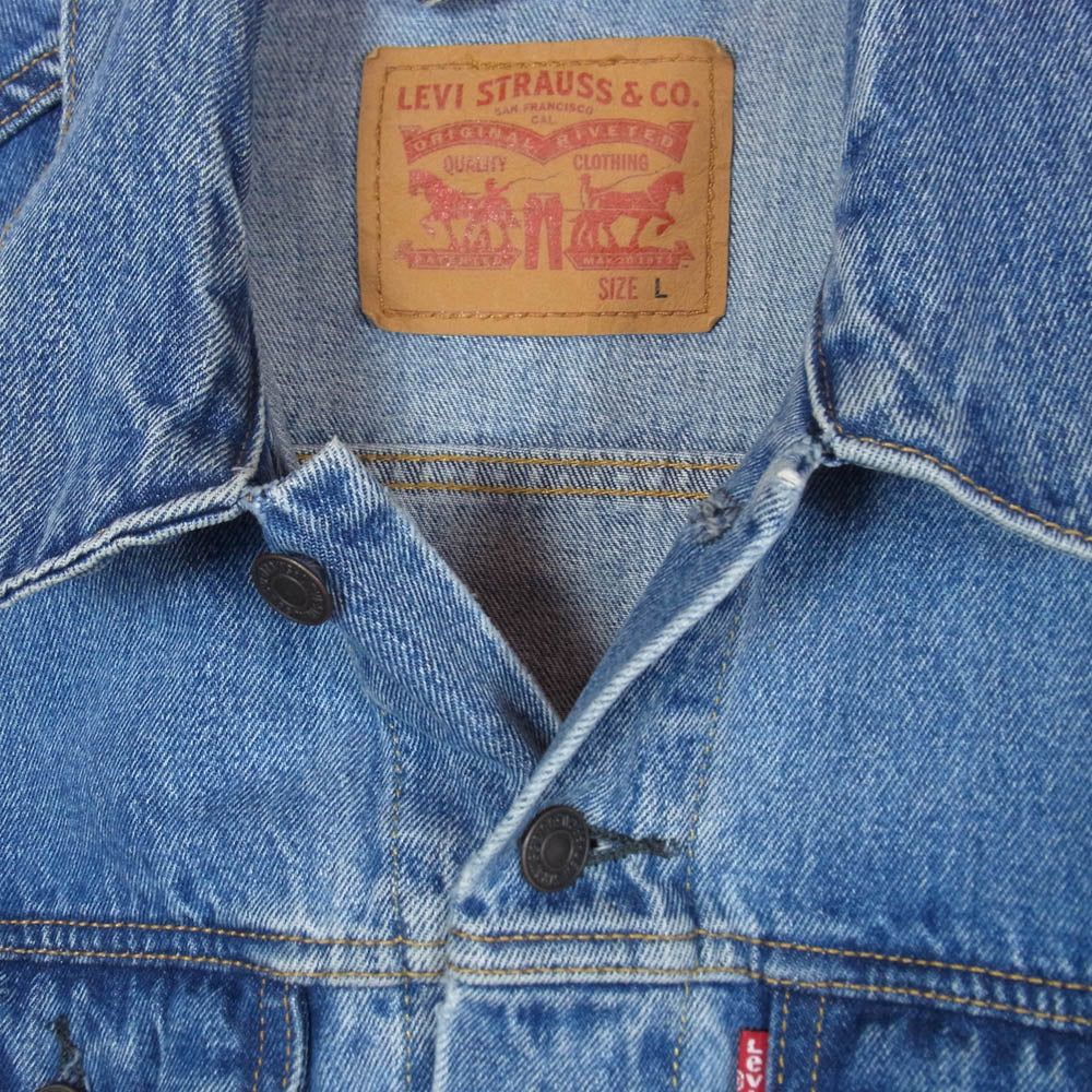 Levi's リーバイス 72334-0130 デニムジャケット トラッカージャケット ボタン裏刻印3937 インディゴブルー系 L【中古】