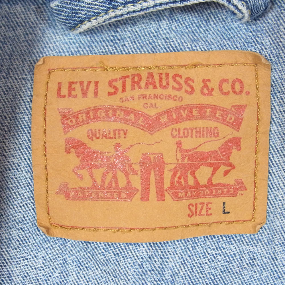 Levi's リーバイス 72334-0130 デニムジャケット トラッカージャケット ボタン裏刻印3937 インディゴブルー系 L【中古】