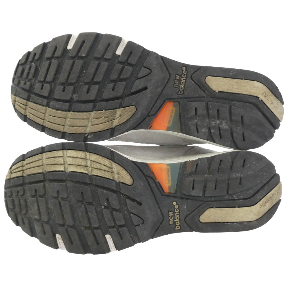 NEW BALANCE ニューバランス M992GR 992 Gray スエード切替 ローカットスニーカー グレー系 27cm【中古】