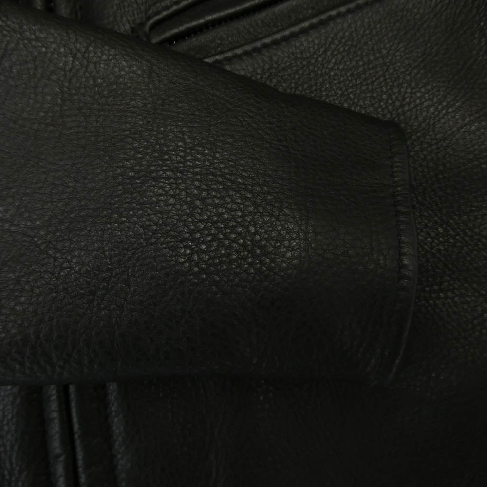 schott ショット 7578 USA製 541XX CAFE RACER JACKET カフェ レーサー レザー スタンドカラー ジャケット ブラック系 36【中古】