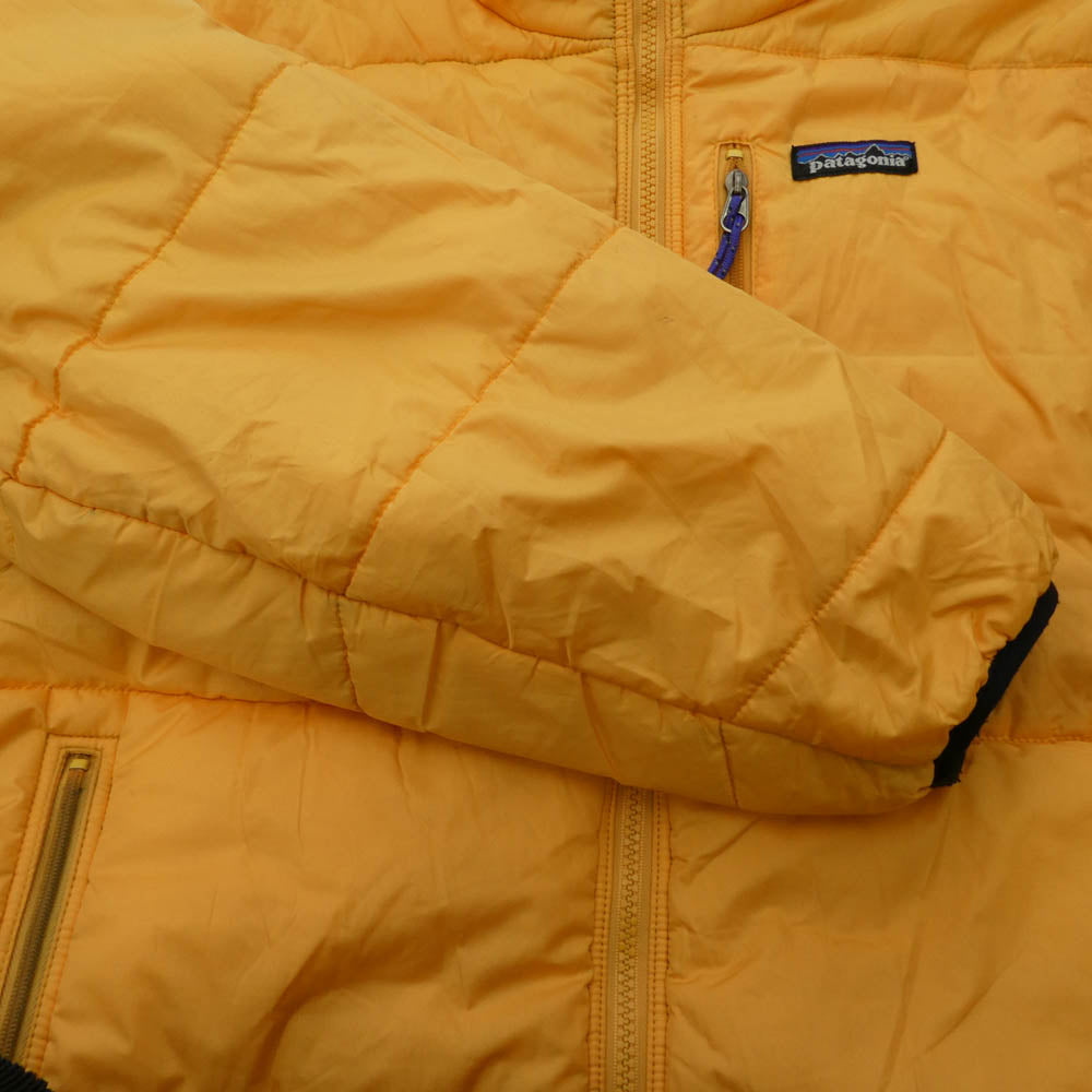 patagonia パタゴニア 99AW 84098 99年製 DAS PARKA ダスパーカ バターナッツ 中綿 ジャケット スタッフサック付属 イエロー系 XS【中古】