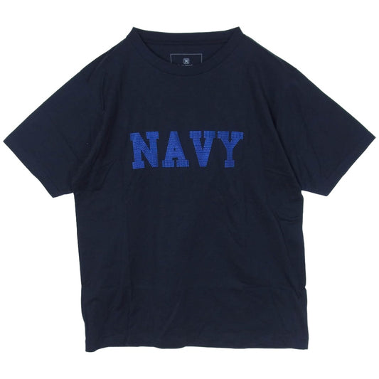 uniform experiment ユニフォームエクスペリメント UE-123109 NAVY 半袖 Tシャツ カットソー ネイビー系 3【中古】