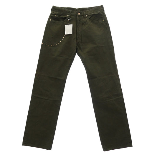 SOPHNET. ソフネット SOPH-45067 スタッズ パンツ カーキ系 L【中古】