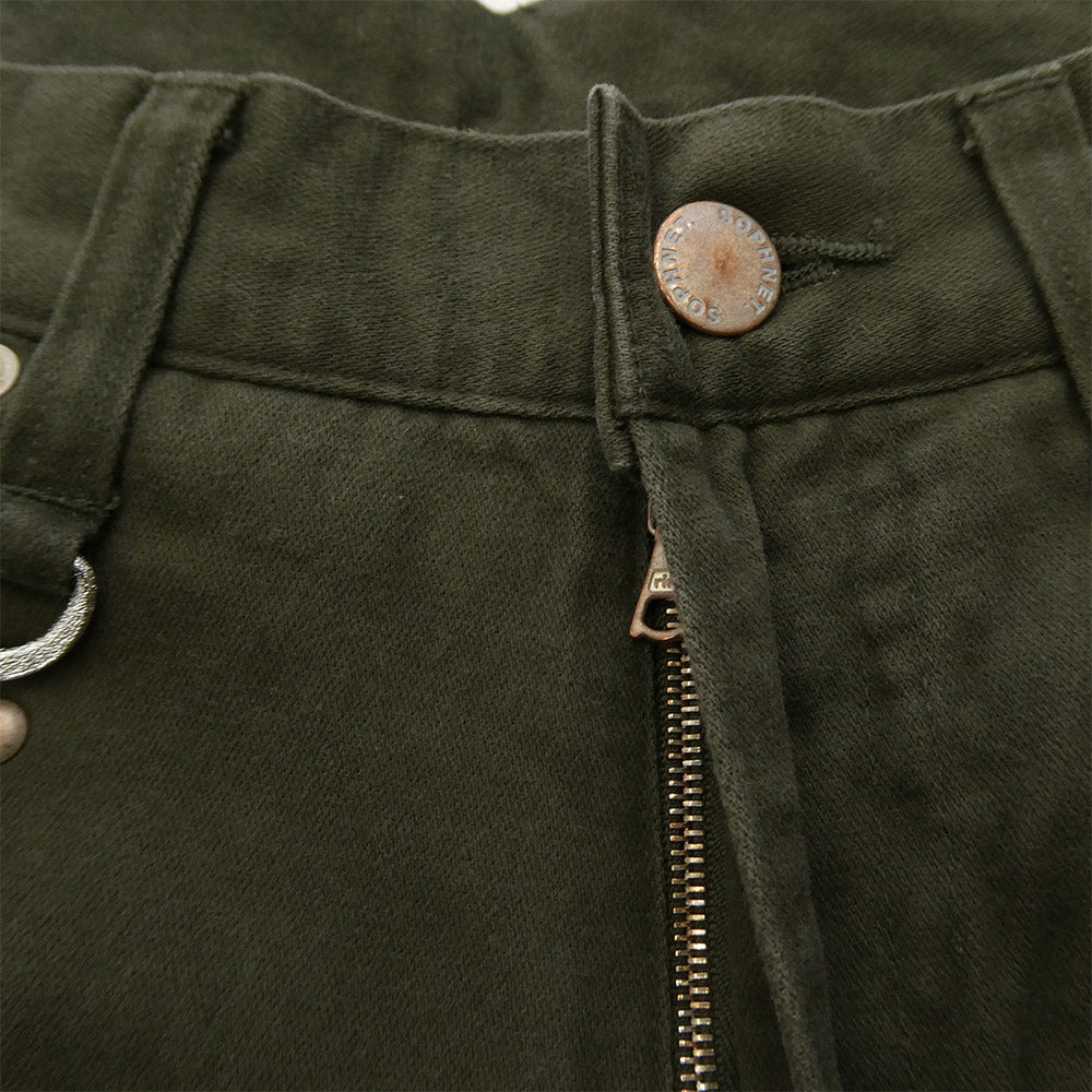 SOPHNET. ソフネット SOPH-45067 スタッズ パンツ カーキ系 L【中古】