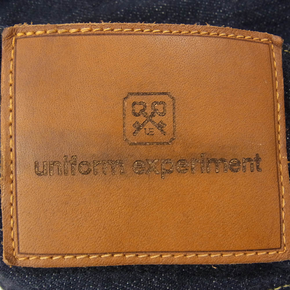 uniform experiment ユニフォームエクスペリメント UE-89014 リジッド デニム パンツ インディゴブルー系 2【中古】