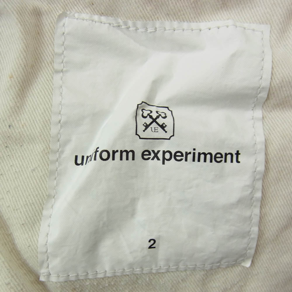 uniform experiment ユニフォームエクスペリメント UE-89014 リジッド デニム パンツ インディゴブルー系 2【中古】