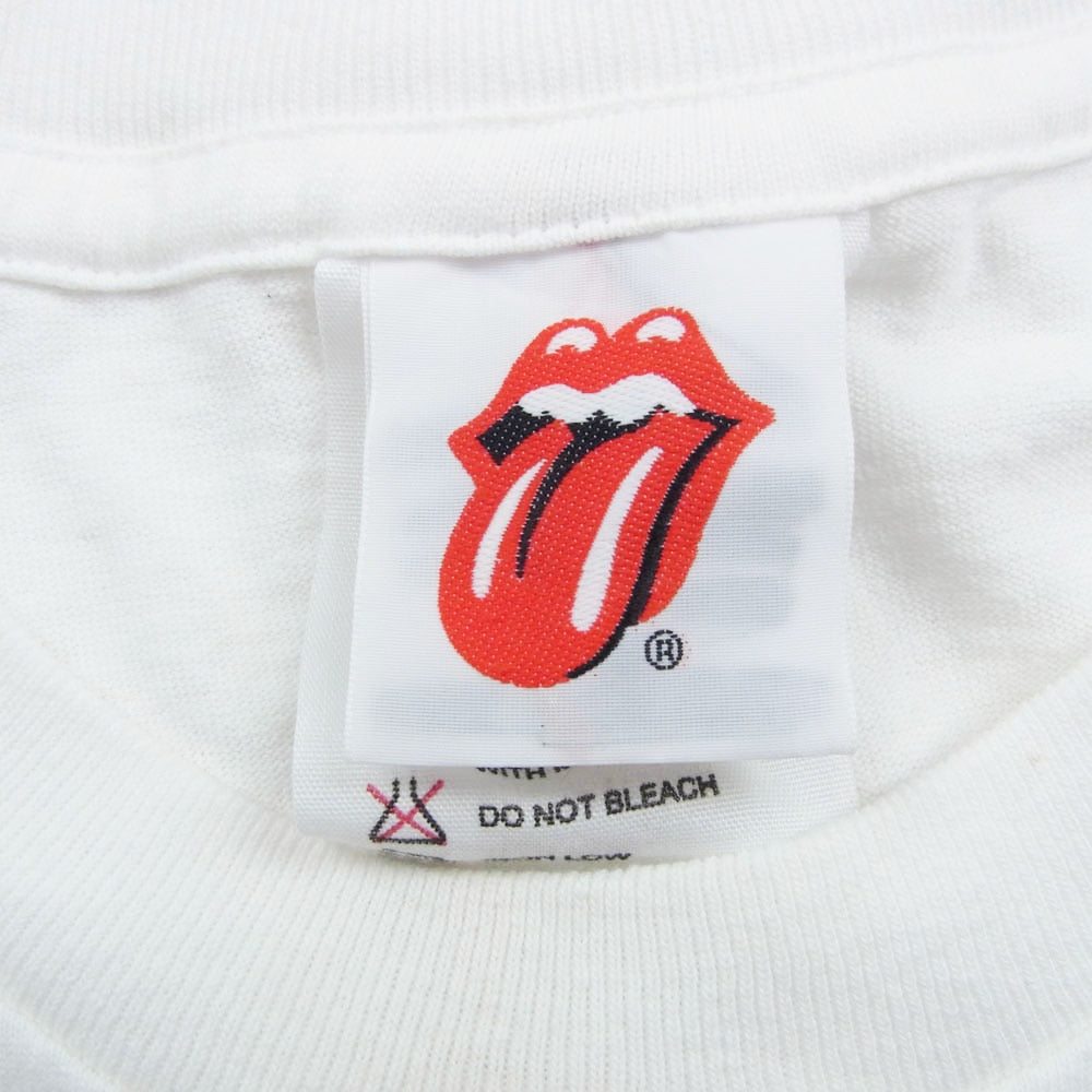 HYSTERIC GLAMOUR ヒステリックグラマー 4CT-3613 Rolling Stones ローリングストーンズ 半袖 Tシャツ カットソー ホワイト系 L【中古】