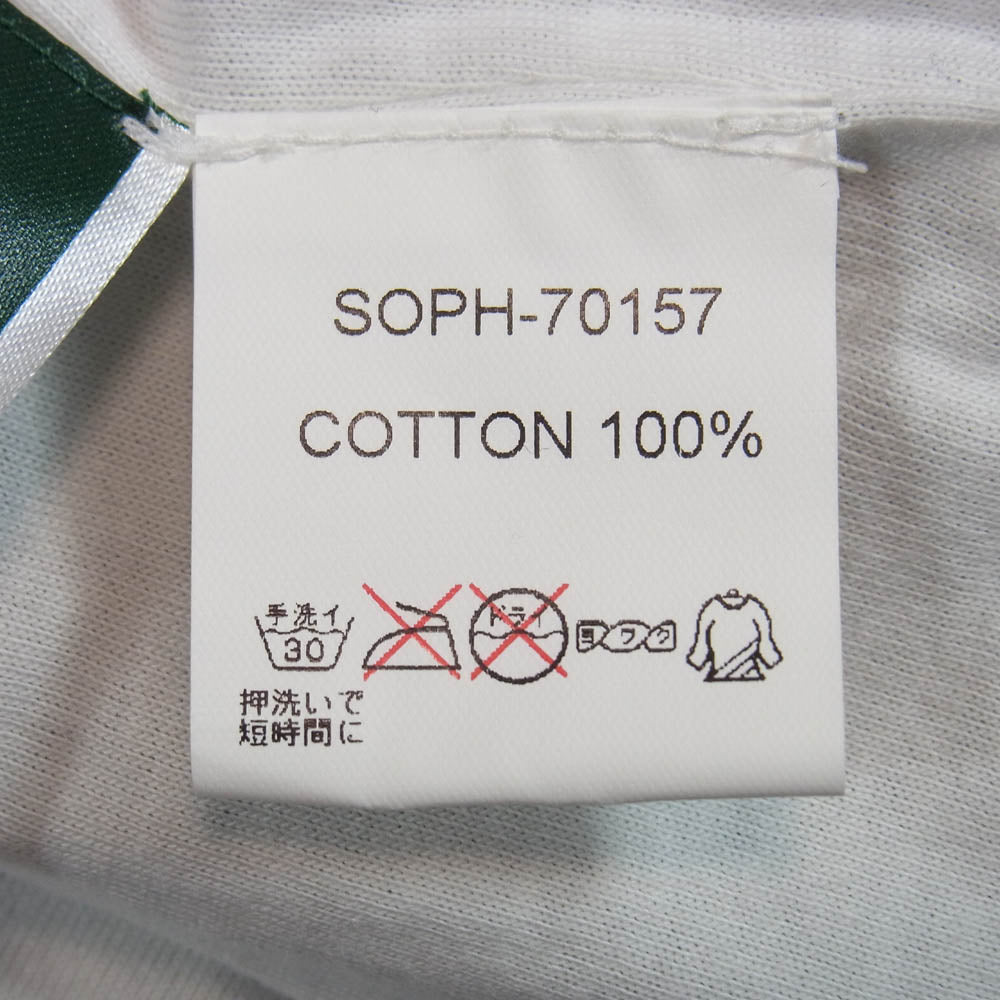 GOODENOUGH グッドイナフ SOPH-70157 リバーシブル ラグラン 七分丈 カットソー ホワイト系 グレー系 2【中古】
