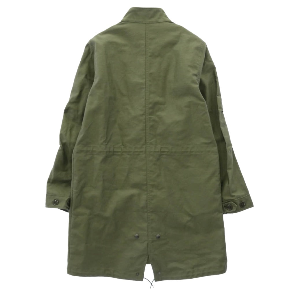 SOPHNET. ソフネット SOPH-167003 STAND COLLAR MILITARY COAT スタンドカラー ミリタリー モッズ コート グリーン系 M【中古】