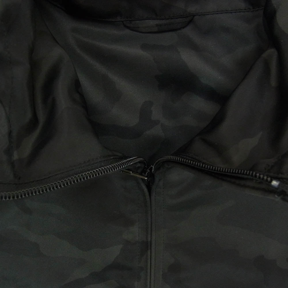 uniform experiment ユニフォームエクスペリメント 16AW UE-167043 ZIP BLOUSON スター カモ 迷彩 フーデッド マウンテンパーカー ジップ ブルゾン ジャケット ブラック系 2【中古】
