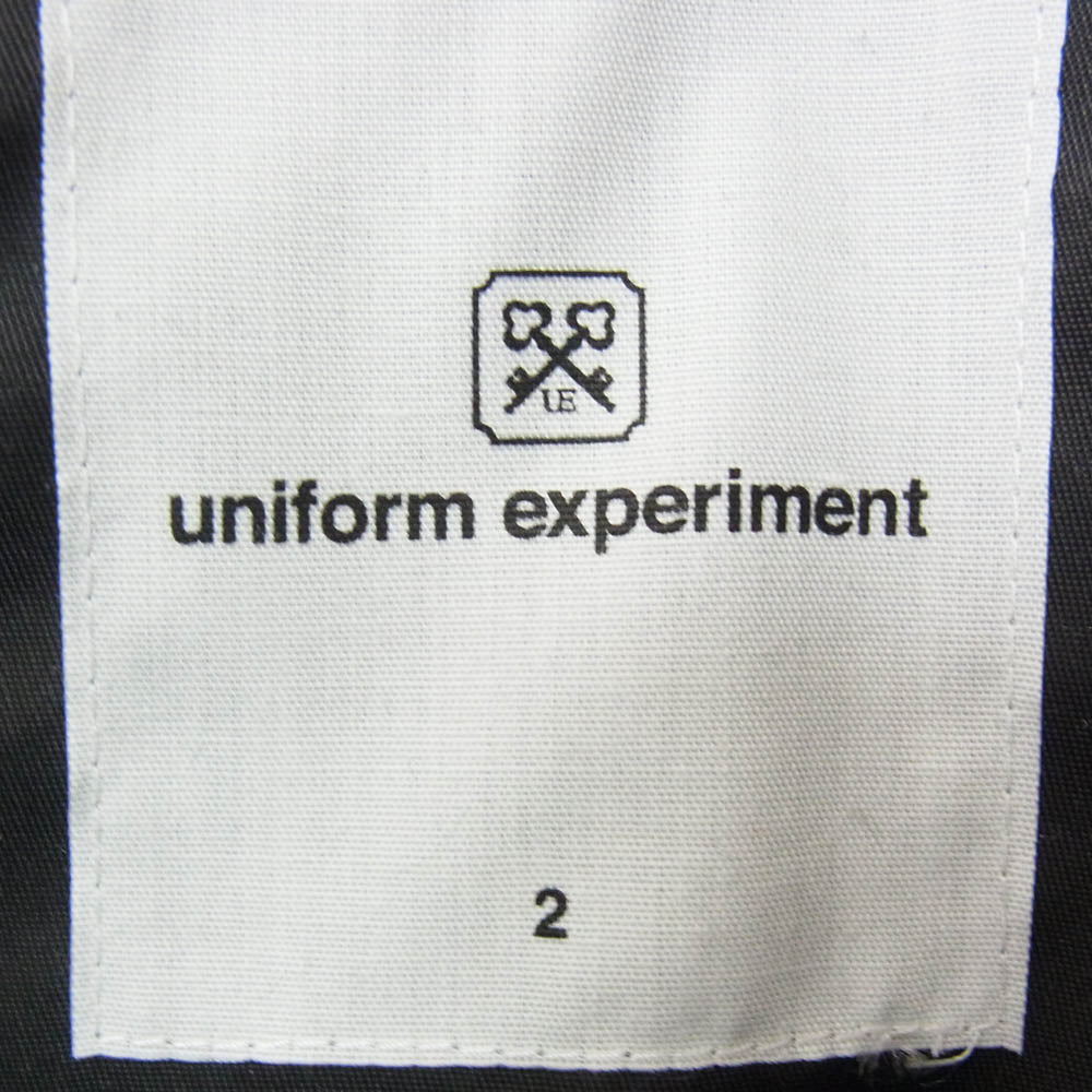 uniform experiment ユニフォームエクスペリメント 16AW UE-167043 ZIP BLOUSON スター カモ 迷彩 フーデッド マウンテンパーカー ジップ ブルゾン ジャケット ブラック系 2【中古】