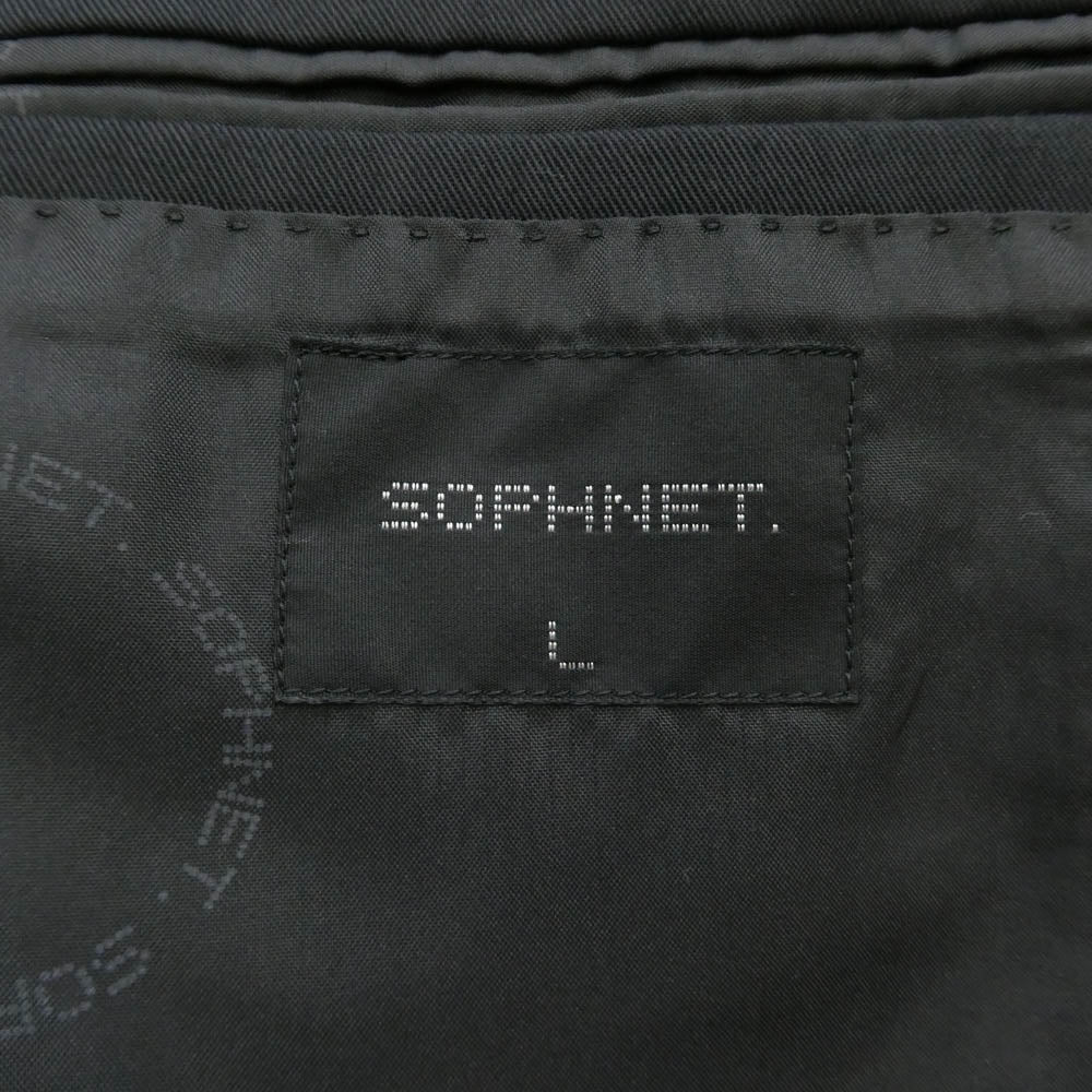 SOPHNET. ソフネット SOPH-80029 1B シングル テーラード ジャケット ダークネイビー系 L【中古】