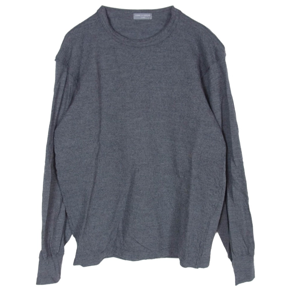COMME des GARCONS HOMME コムデギャルソンオム 02AW HG-T029 田中オム ウール 縮絨 カットソー 長袖 グレー系 表記無し【中古】