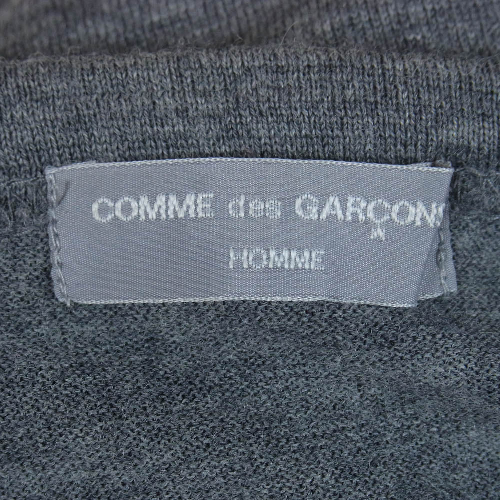 COMME des GARCONS HOMME コムデギャルソンオム 02AW HG-T029 田中オム ウール 縮絨 カットソー 長袖 グレー系 表記無し【中古】