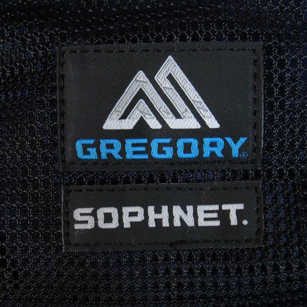 SOPHNET. ソフネット DAY PACK クラシック デイパック カモフラ 迷彩 リュック バッグ ダークネイビー系【美品】【中古】