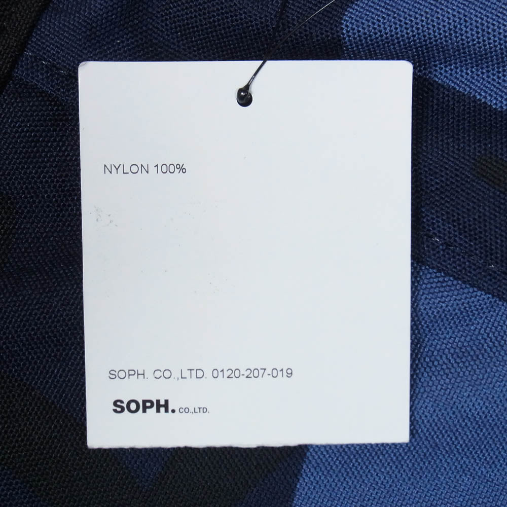 SOPHNET. ソフネット DAY PACK クラシック デイパック カモフラ 迷彩 リュック バッグ ダークネイビー系【美品】【中古】