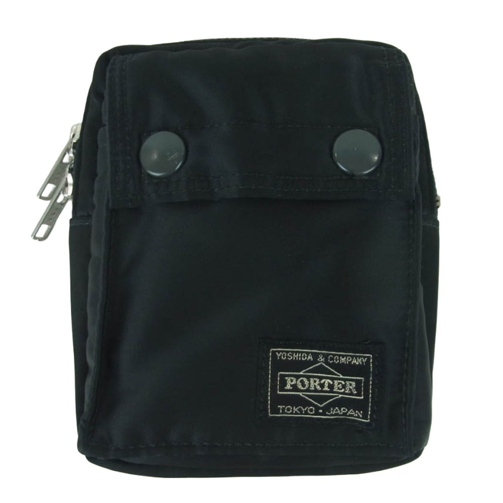 PORTER ポーター HEAD PORTER ヘッドポーター ナイロン ベルトポーチ ブラック系【中古】