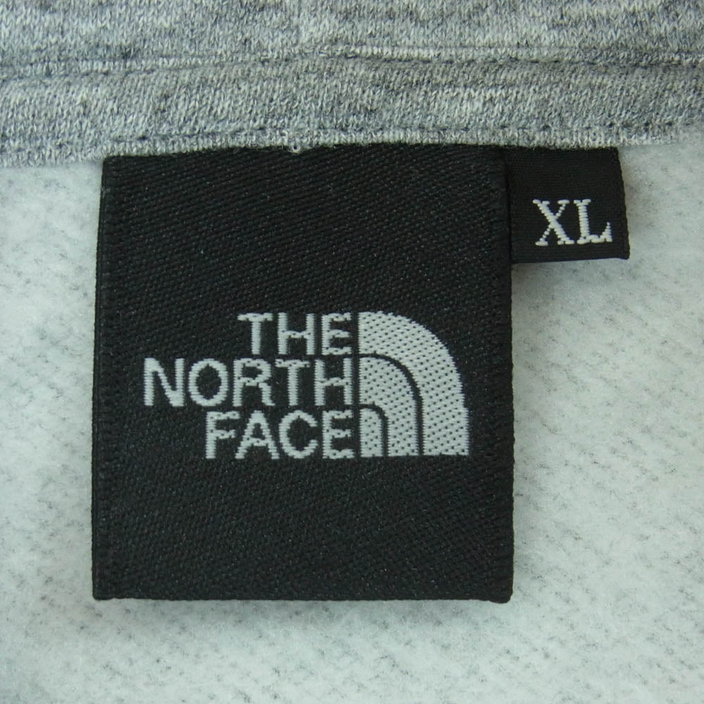 THE NORTH FACE ノースフェイス NT62348 バックスクエアロゴ フーディー プルオーバー パーカー グレー系 XL【中古】