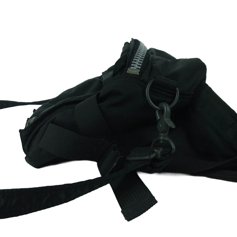 PORTER ポーター TANKER タンカー 2WAY ウエストバッグ ショルダーバッグ ブラック系【中古】