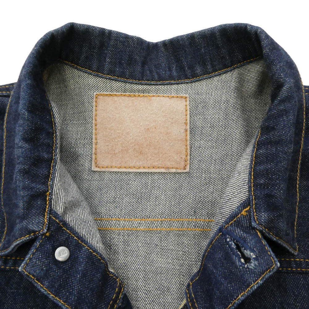 Levi's リーバイス FMJ01-00 FENOM FRAGMENT DESIGN 1st TRUCKER DENIM JACKET J30刻印 ジップポケット デニムジャケット Gジャン インディゴブルー系 XL【中古】