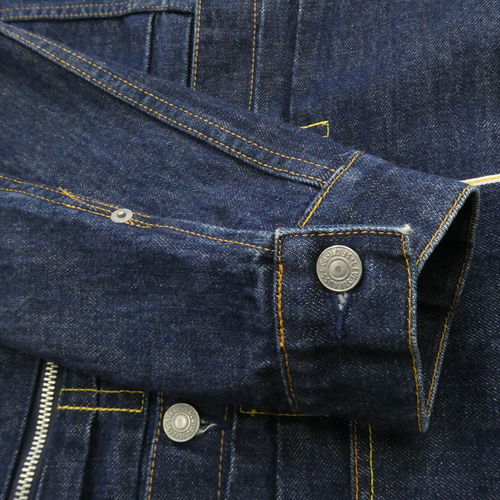 Levi's リーバイス FMJ01-00 FENOM FRAGMENT DESIGN 1st TRUCKER DENIM JACKET J30刻印 ジップポケット デニムジャケット Gジャン インディゴブルー系 XL【中古】