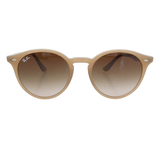 Ray-Ban レイバン RB2180-F ラウンド サングラス アイウェア メガネ 眼鏡 ブラウン系 51□20【中古】